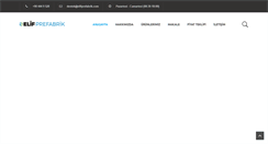 Desktop Screenshot of elifprefabrik.com